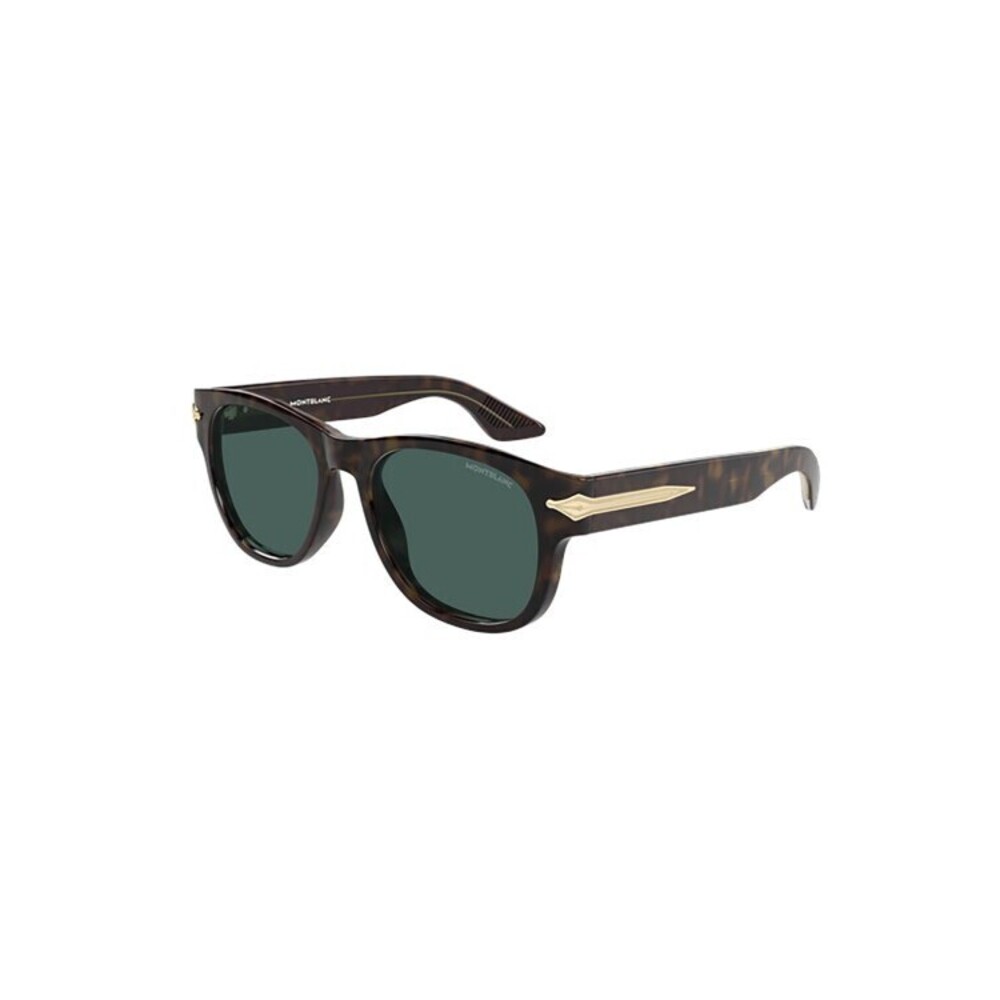 Montblanc Rectangular Tortoiseshell Sunglasses - … - image 2